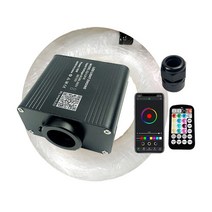 광섬유조명 광섬유 빛 반짝임 스타 천장 키트 블루투스 전화 앱 스마트 제어 별이 빛나는 자동차 LED 아이 방 하늘 램프 공장, [10] mixed 380 strands 3M, [05] CAR plug