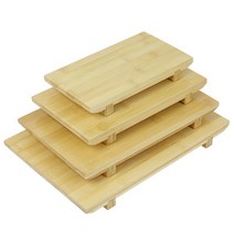 대나무 평면 도마 스시 초밥 고기 육회 나무 접시, 평면도마(4호)