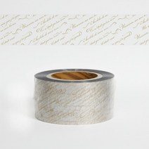 케이크 띠지(PET 골드 레터링) 폭6.5cm x 길이 50m, 1개