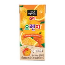 [코카콜라] 코카 미닛메이드 조이 오렌지 195ml 32팩, 64개