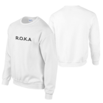 후드티 화이트 스포츠 기모 맨투맨 ROKA