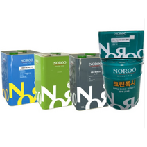 노루페인트 크린폭시 에폭시 페인트 하도/상도코팅/라이닝/희석제 (공장바닥/상가바닥/주차장), (라이닝) 라이닝투명 16L (2평), 1개