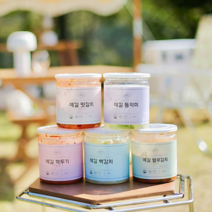 [예길식품] 예길 숨 쉬는 캔김치 500g, 파김치 500g