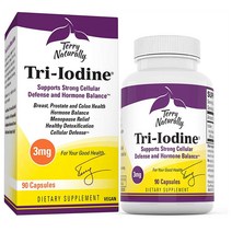 해외 Terry Naturally Tri Iodine 3000mcg 요오드 90캡슐
