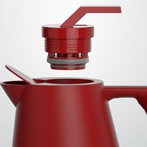 Zhijing 열 절연 냄비 보온병 가정용 1L 용량 휴대용 핫 병 물 및 amp;주전자(Red), 빨간색