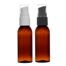 에센스용기 10ml 15ml 20ml 30ml 40ml 펌핑용기, 1개, 30ml(L) 갈색용기 검정캡