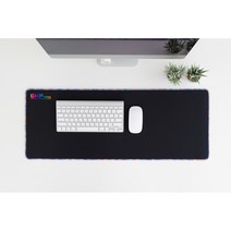 GHF 장패드 780 x 300 4가지색 마우스장패드 손목 보호 대형 키보드 장 마우스패드 키보드패드, 1개, 레인보우 780 * 300