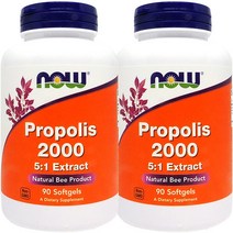 1+1 나우 푸드 프로폴리스 2000 (5:1) 90소프트젤 나우푸드