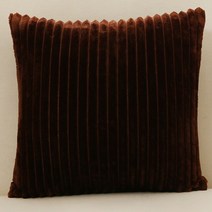 슈퍼 소프트 쿠션 커버 홈 장식 베개 일반 스트라이프 던지기 케이스 소파 침대 거실, 04 coffee