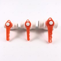 배관 부속 PP 파이프 중간 벨브 수도 호스 연결 25mm