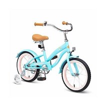 5-13세 어린이를 위한 ACEGER 여아 비치 크루저 자전거 어린이 포함 코스터 브레이크, Sky Blue, 16 Inch With Training Wheels a
