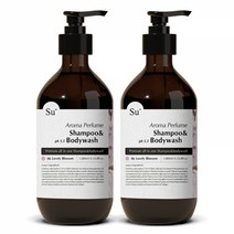 수오가닉 퍼퓸 샴푸워시 러블리블라썸, 1050ml, 2개