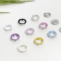 헤세드 NEW) 9.5mm 컬러가시도트 9컬러 (10쌍), 9컬러전부(90쌍)
