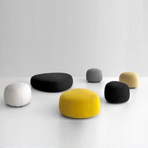 DIPYLON 조약돌 사무실 3.5인용쇼파 붙박이의자, S