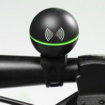 자전거벨자전거 벨 스피커 130db 방수 사이클링 전기 호른 미니 휴대용 실리콘 MTB 도로 핸들, 블랙 그린