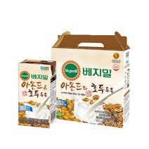 베지밀 아몬드와 호두 두유 190ml 16팩