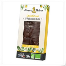 FLAVORS N NATURE Bar the sea dark chocolate praline 플레이버앤네이처 프랄린 다크초콜릿 100g 4개
