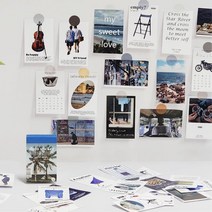 감성 소품 다이어리 꾸미기 디자인 스티커 포장 50매 다꾸용품 떡메모지 이름표 주문제작스티커 띠스티커