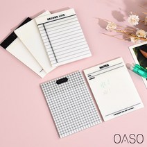 오아소 투명 방수 메모 포스트잇 50+50+50+50+50 250매