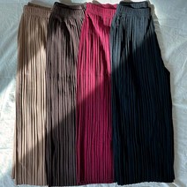 세상 편한 도톰 와이드 플리츠 팬츠