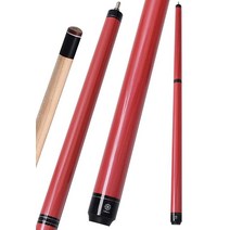 Collapsar 헤비 히터 점프 브레이크 풀 큐 3피스 14mm 페놀 팁 21/23온스 당구 스틱 460591, 23 Ounce_Red