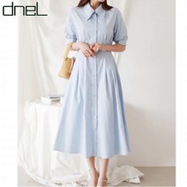 드넬 칵테일주름원피스DWO22061A
