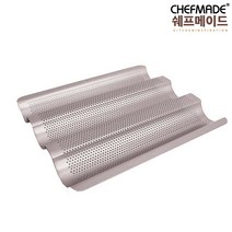 쉐프메이드 바게트팬 틀 소 26.8cm x 24.1cm, 3개