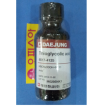 오피스안 티오글리콜산 멜캅토아세트산 (D.J) Thioglycolic acid 90%[GR] 500G 시약