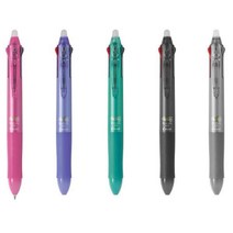 파이롯트 지워지는 멀티펜 프릭션볼 3C 3색칼라 젤잉크펜, 0.5mm-블랙, 블랙