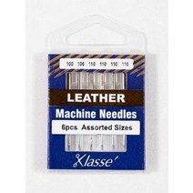 재봉틀 미싱 Needles Klasse Leather Choose your Size, Leather assorted 100 110