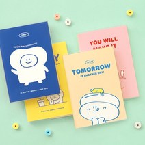 인디고-2023 토스티 다이어리-만년형 스티커 일기장 업무용다이어리 회사 플래너 단체선물, 핑크