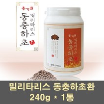 홍가원 동충하초환 밀리타리스동충하초 코디세핀 눈꽃 동충하초 균사체 분말 알약타입 홍삼 영지버섯 천궁 산수유 국산 효능, 1통, 240g
