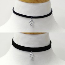카라걸스 패션초커목걸이(CH004소녀) 초커목걸이