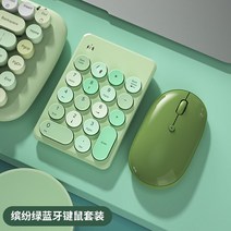 한손키보드 롤전용 파스텔 컬러 상품 출납원 수납회계 전용, 공식 표준, 파스텔 그린 블루투스 키보드 및 마우스-배터리판