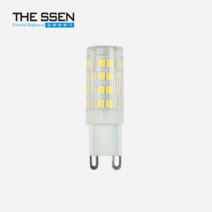 THE SSEN G9 2.6W 샹들리에 램프, 전구색(노란색)3000K, 1개