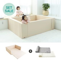 베베끌레르 솔리드 범퍼침대세트(라지size+맞춤형패드), 다크그레이, 그레이