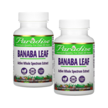 파라다이스 바나바 리프 코로솔산 바나바잎 추출물 banana leaf 60캡슐 2세트