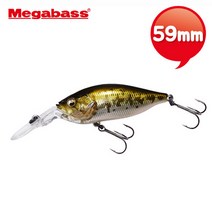 메가배스 DEEP-X100 59mm 크랑크베이트 배스루어 꺽지, PM세츠키아유-455285