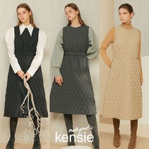리베레츠 퀼팅패딩원피스
