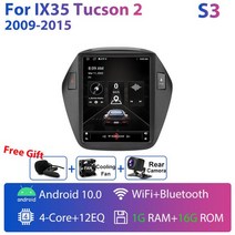 JMCQ-2 딘 4G 안드로이드 11 자동차 라디오 현대 IX35 투싼 2 2009-2015 스테레오 멀티미디어 비디오 플레, 02 S3-Camera