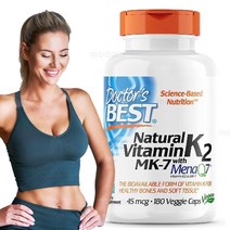 닥터스베스트 천연 비타민 K2 180캡슐, 1병