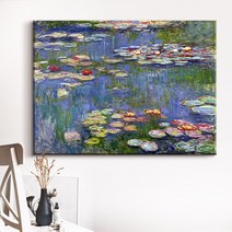 더 아트 컴퍼니 클로드 모네 명화그림 감성 인테리어 캔버스액자 40종_NEW, 10. CM-수련 1916