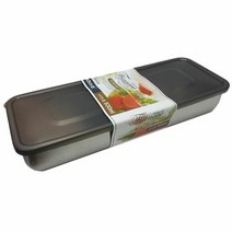 반찬 음식 보관 사각 스텐레스 용기 스테인레스 찬합, 단품