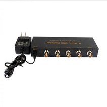 1 입력 4 출력 HD 3G SD SDI 분배기 1x4 리피터 1080P 60Hz CCTV 시스템용, 영국