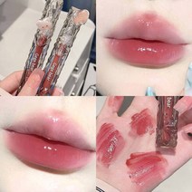 다이아몬드 미러 립 글레이즈 워터 글로스 지속되는 반투명 젤리 액체 립스틱 방수 여성 뷰티 메이크업 화, 01 01, 01 01