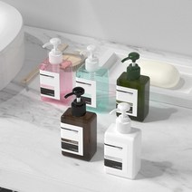 [미플래닛] 사각 심플 핸드워시 욕실 디스펜서 공병 [6color], 민트