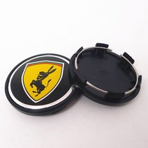 휠캡 휠커버 페라리 말 당나귀 휠 센터 허브 캡 자동차 스타일링 커버 56mm 엠블럼 배지 스티커 액세서리 62mm 4 개입, 7G