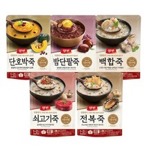 동원 양반죽 파우치죽 420g (전복/ 쇠고기/ 백합/ 밤단팥/ 단호박) 택1, 1.전복죽420g