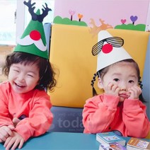 단체수업 두뇌향상 펠트 꼬깔모자만들기 5개 창의미술