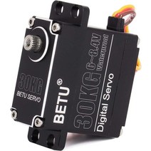 BETU 25KG 하이 토크 RC 디지털 서보 방수 풀 메탈 기어 서보 25T 서보 혼(270°), 01 30Kg Servo